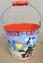 Vintage Felix The Cat Schylling Tin Pail Sand Bucket  12 - $37.04