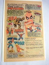 1970&#39;s Marvel Ad Hulk, Spider-Man, Thor Captain America Patches, Puzzles, Books - £6.38 GBP
