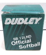 New  Vintage Dudley SB 12LND Official Softball White Leather Cork Center - $180.37 MXN