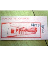 Place Of The Governors Santa Fe New Mexico Tickets 1992 - $2.73 CAD