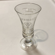 Jagermeister Clear Footed JAGER Stemmed Shot Glass Tulip Shaped 2 cl lee... - £3.84 GBP
