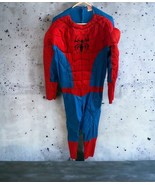 Marvel Spiderman Costume Muscle Chest Jumpsuit Large? SEE MEASUREMENTS S... - £12.45 GBP