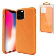 Reiko Apple Iphone 11 Pro Wheat Bran Material Silicone Phone Case In Orange - £6.37 GBP