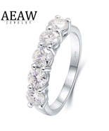 AEAW JEWELRY - Original 2.0CTW Round Cut DF Color Moissanite Center,14K ... - $500.00+