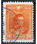 ZAYIX Bolivia 65 Used 10c yellow orange Sucre  081922S19 - £1.59 GBP