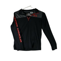 Under Armour Shirt Girls M Loose Heat Gear Long Sleeve logo on sleeve - $19.78