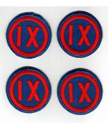IX CORPS PATCH WW2 ERA FROM 1944 BOX - $3.96