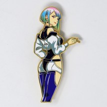 Cyberpunk 2077 Edgerunners Lucy Gold Enamel Pin Figure Anime - £55.07 GBP