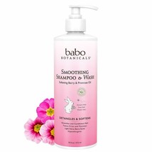 Babo Botanicals Smoothing Shampoo &amp; Wash 16 OZ - £18.81 GBP