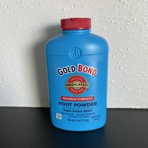 Gold Bond Foot Powder Medicated Max Strength 4 oz WITH TALC Original Formula NEW - £15.50 GBP