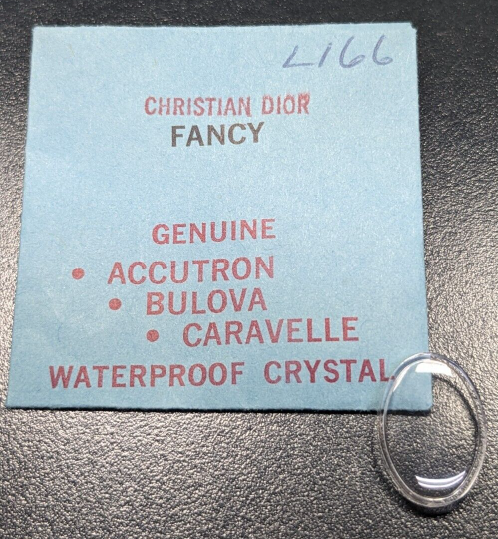 Genuine NEW Bulova - Christian Dior Replacement Watch Crystal Part# L166 - $13.85
