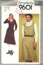 Misses&#39; DRESS or JUMPER Vintage 1980 Simplicity Pattern 9601 Sizes 18 &amp; 20 - £5.98 GBP