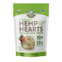 Manitoba Harvest Organic Hemp Seeds, 7oz, 10g Plant Based Protein and 12... - $11.14