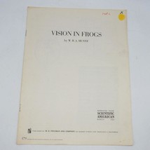 1964 Wissenschaftlich Amerikanisch Offprint Vision IN Frogs - $25.42