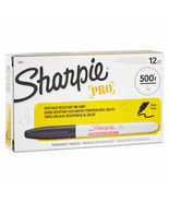 Sharpie Industrial Permanent Marker Fine Point Black Dozen 13601 - £19.75 GBP