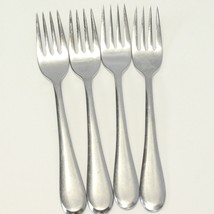 Oneida Icarus Salad Forks Glossy 6 7/8&quot; Stainless Lot of 4 - $19.59