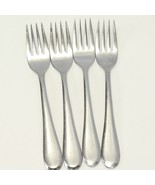 Oneida Icarus Salad Forks Glossy 6 7/8&quot; Stainless Lot of 4 - $27.31 CAD
