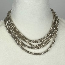 Vintage Champagne Colored Faux Pearls 3 Long Strands - $332.16 MXN