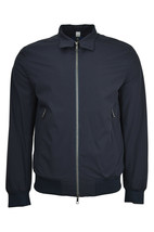 Brooks Brothers Mens Navy Blue Smooth Nylon Rain Coat Jacket Sz Medium M... - $101.88