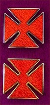 Masonic Freemason Templar Grand Officer Metal Collar Maltese Malta Cross Set - £27.96 GBP