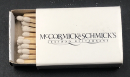 McCormick &amp; Schmick&#39;s Seafood Restaurant Seattle WA Matchbook Matchbox - $9.49