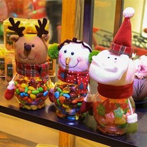 Christmas Themed Plastic Candy Containers - $276.58 MXN