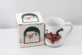 Wang&#39;s Canada Goose Mug Red Bow 1988 Christmas FR 8039 Xmas - €10,20 EUR
