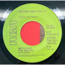 George Hamilton IV Natividad (The Nativity) / Little Grave 45 Country Promo RCA - £7.96 GBP
