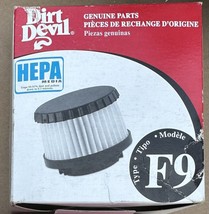 OEM GENUINE DIRT DEVIL Type F9 HEPA Filter for Classic Hand Vac Part 3DJ... - $8.50