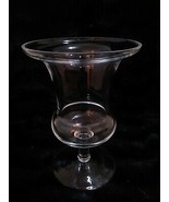 Vintage Krosno Poland Crystal Clear Art Glass Vase 11 Inches Tall - $69.99
