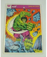 VINTAGE 1977 WHITMAN FRAME-TRAY PUZZLE MARVEL THE INCREDIBLE HULK SMASH ... - $19.99