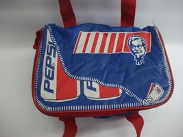 Pepsi KFC Kentucky Fried Chicken Zippered Lunch Bag Box Insulated Cooler 1990s - £11.41 GBP