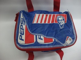 Pepsi KFC Kentucky Fried Chicken Zippered Lunch Bag Box Insulated Cooler 1990s - £11.64 GBP