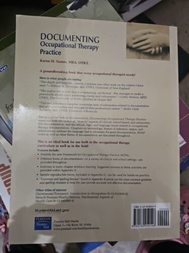 Documenting Occupational Therapy Practice by Karen M. Sames 2004 Item image 2