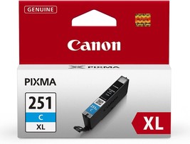 Canon Cli-251Xl Cyan Compatible To, Mg7520 Printers - £25.17 GBP