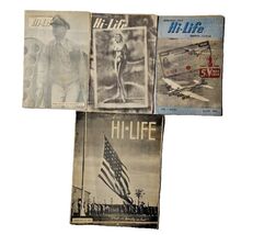 RARE FIND 4 Hi-Life Newspapers Hendricks Field 1944 Vintage Original Mag... - $125.00