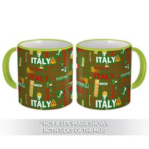 Rome Italy : Gift Mug Eat Adventure Pizza House Decor Wine Flag Words Pattern Eu - £12.57 GBP