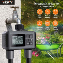 Digital Automatic Irrigation Watering Timer System Rain Delay Separate Timing Pr - £22.01 GBP+