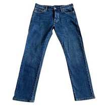 Buck Mason Men’s Maverick Slim Jeans Sz 34x31 Double Dipped Blue Denim 1... - $921.74 MXN