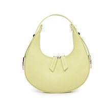 Fashionable Pu Leather Crescent Bag for Women Round Shoulder Bag 2022 Designer N - £26.98 GBP