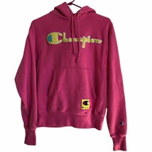 Champion Reverse Weave dark hot Pink Hoodie Size XS - £35.75 GBP