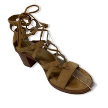 Frye Tan Brielle Gladiator Suede Heeled Sandals 9.5 - £51.85 GBP