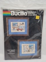 Bucilla Country Windows Set Of 2 5&quot; X 7&quot; Counted Cross Stitch - €11,86 EUR