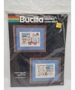 Bucilla Country Windows Set Of 2 5&quot; X 7&quot; Counted Cross Stitch - $18.99 CAD