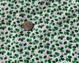 Vintage 1994 Fabric Traditions All Over Green Holly Cotton 3 YARDS Chris... - $36.14