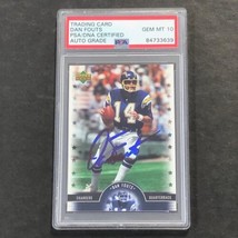 2005 Upper Deck Legends #83 Dan Fouts Signed Card AUTO 10 PSA Slabbed Chargers - £54.84 GBP