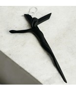 Crucifix with Serpentine Black Cross Symbolizes Christ&#39;s Struggle 9.25  ... - $895.23 MXN