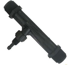 Mazzei (384X-PP) Gas-Liquid Injector - Polypropylene Black 1-2&quot; MNPT - $61.44