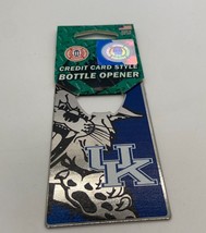 New NCAA Kentucky Wildcats Beer Soda Bottle Opener Credit Card Style Mad... - £8.51 GBP