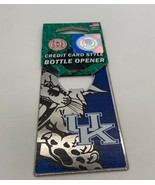 New NCAA Kentucky Wildcats Beer Soda Bottle Opener Credit Card Style Mad... - £9.33 GBP